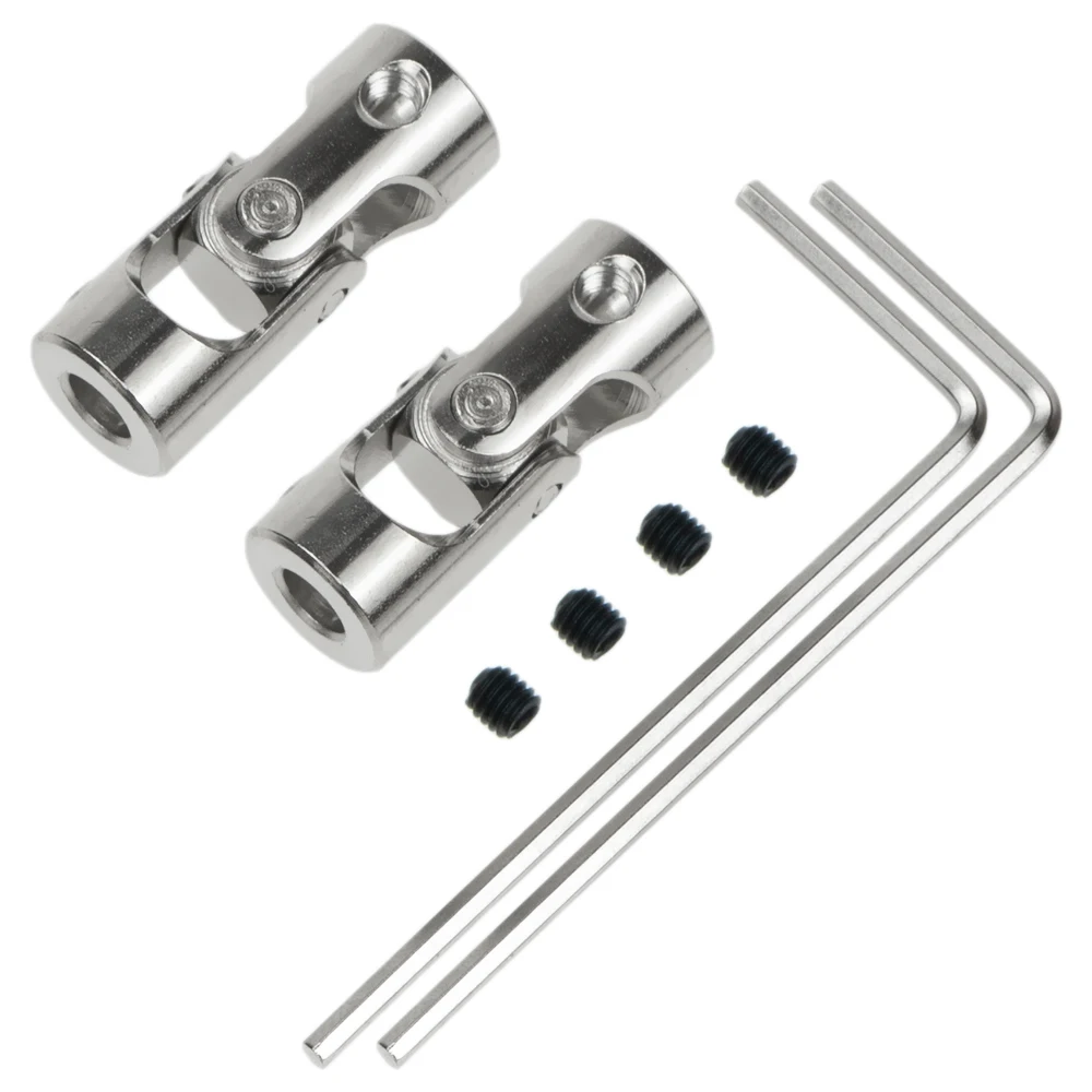 2PCS Universal Joint Cardan Couplings Connector 4x4mm Stainless Steel Metal RC Motor Boat Shaft combination Parts23mm 9mm
2PCS Universal Joint Cardan Couplings Connector 4x4mm Stainless Steel Metal RC Motor Boat Shaft combination Parts23mm 9mm