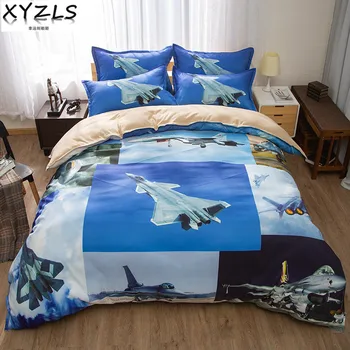 XYZLS Aviation Fighter Queen Cotton Bedding Set Single King Full Twin Military Series Bedding Kit Men Aircraft Bed Linings
XYZLS Aviation Fighter Queen Cotton Bedding Set Single King Full Twin Military Series Bedding Kit Men Aircraft Bed Linings
