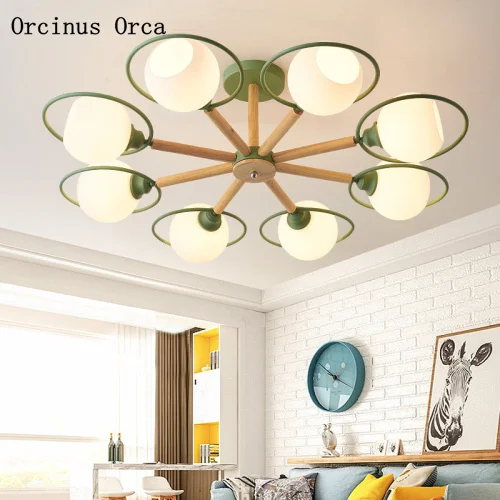 Nordic modern simple green ceiling lamp living room dining room bedroom creative personality LED iron ceiling lamp
Nordic modern simple green ceiling lamp living room dining room bedroom creative personality LED iron ceiling lamp