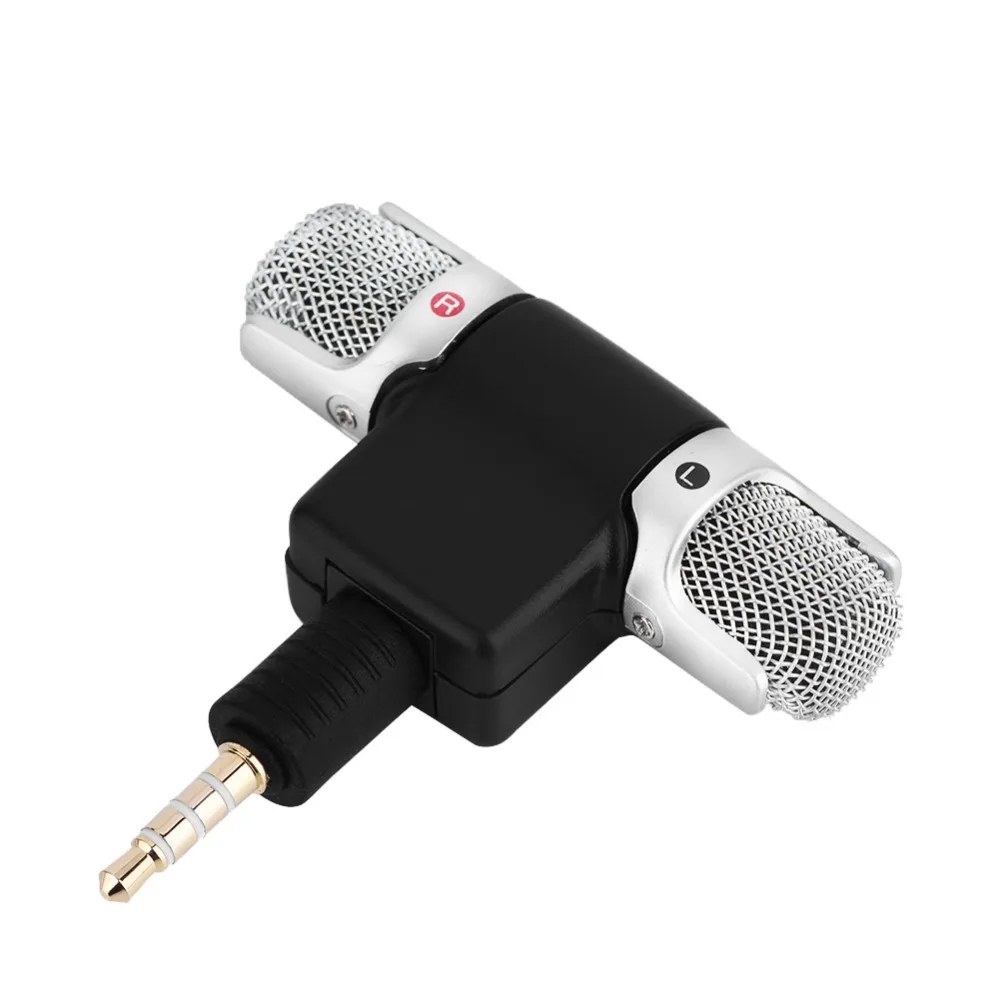 VBESTLIFEMini Stereo Microphone Mic 3.5mm Gold-plating Plug Jack For Andriod Phones For iPhones (4)