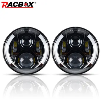 LED Projector Headlight 2Pc 7 Inch 80W With LED Chips DRL Daytime Running Light H4 H13 Plug&Play for Jeep Wrangler JK 07-15 12V
LED Projector Headlight 2Pc 7 Inch 80W With LED Chips DRL Daytime Running Light H4 H13 Plug&Play for Jeep Wrangler JK 07-15 12V