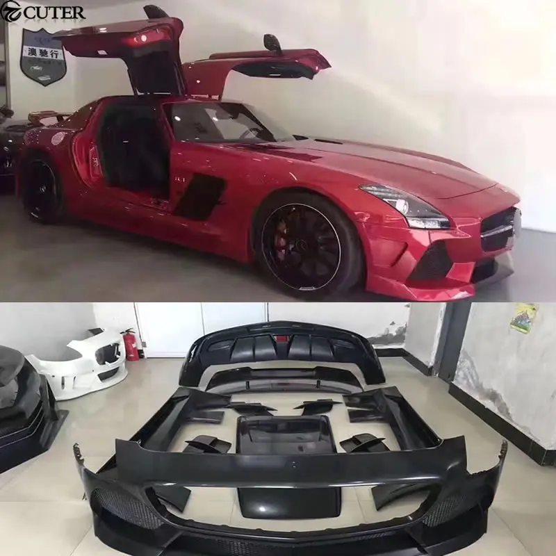 R197 Car body kit FRP Unpainted front bumper rear bumper side skirts for Mercedes Bnez SLS AMG R197 MISHA BODY KIT
R197 Car body kit FRP Unpainted front bumper rear bumper side skirts for Mercedes Bnez SLS AMG R197 MISHA BODY KIT