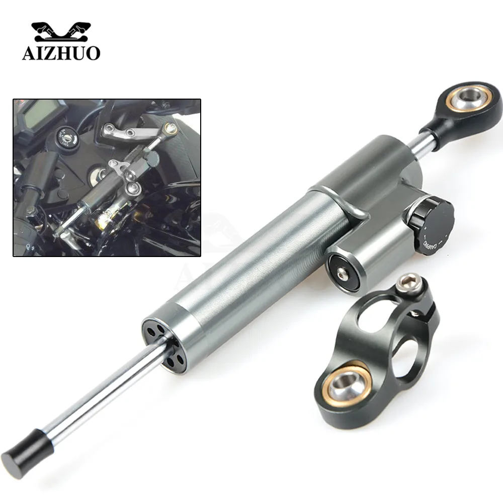 Universal Aluminum Motorcycle Damper Steering Stabilize Safety Control For Yamaha MT09 MT07 YZF R1 FZ1 XJR1300 MT-07 TMAX 530