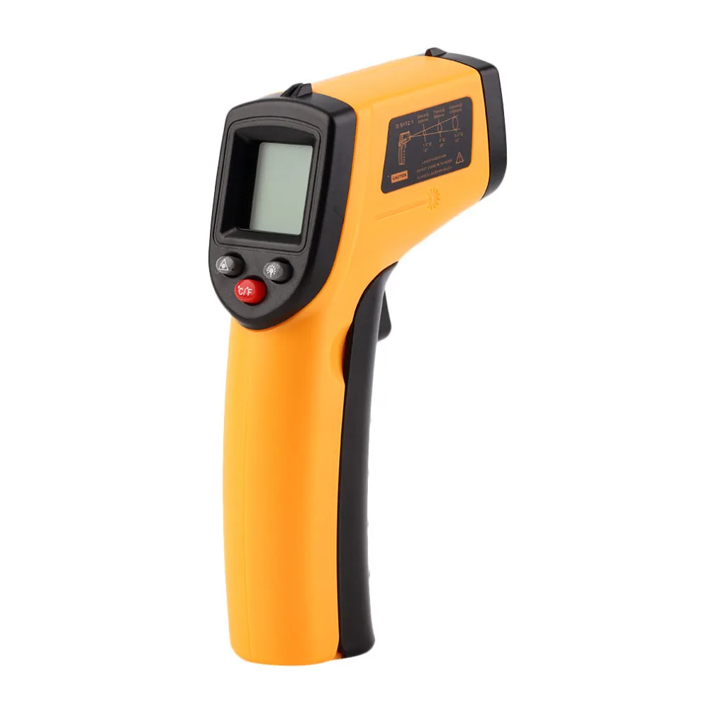 Image High Quality Laser LCD Digital IR Infrared Thermometer GM320 Temperature Meter Gun Point  50~380 Degree Non Contact Thermometer