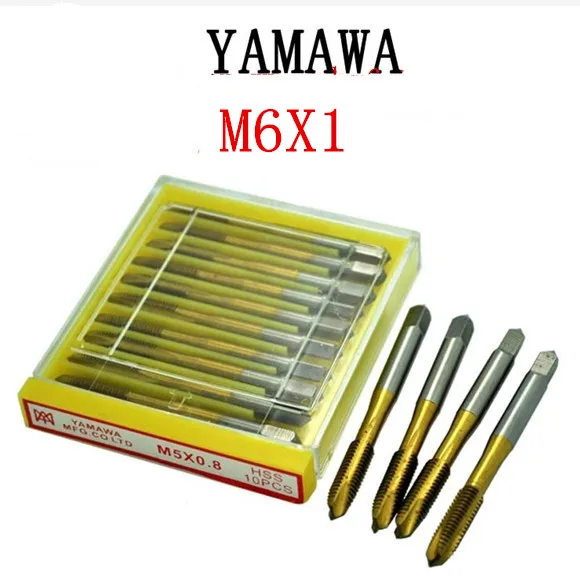 Метчик прямой с резьбой YAMAWA HSS-E 6 мм x 10 шт./лот бесплатная доставка | Инструменты