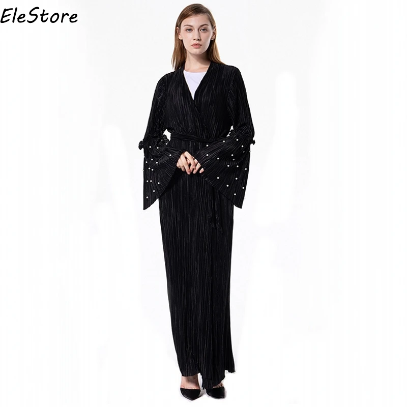 Abaya Dubai 2018 Abayas for Women Open Muslim Dress Islamic Long Sleeve Plus Size Islam Clothing Turkish Malaysia Black Green
Abaya Dubai 2018 Abayas for Women Open Muslim Dress Islamic Long Sleeve Plus Size Islam Clothing Turkish Malaysia Black Green