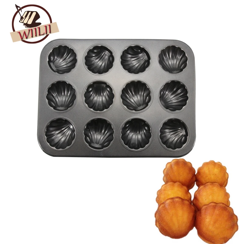 WIILII 12 Cavities Carbon Steel Cake Decorating Mold For Kitchen Cookie Cakes Madeleines Dessert Fondant Bakeware Baking Tools
WIILII 12 Cavities Carbon Steel Cake Decorating Mold For Kitchen Cookie Cakes Madeleines Dessert Fondant Bakeware Baking Tools