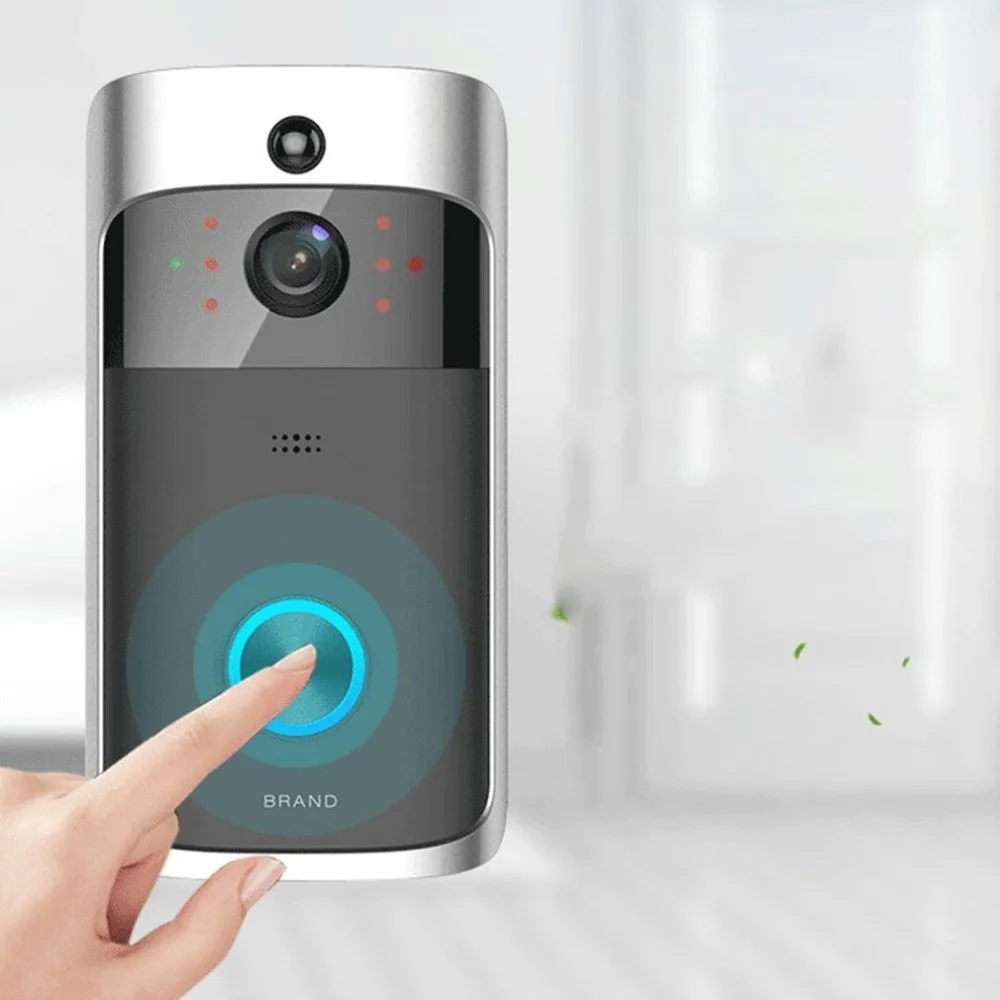 Wireless WIFI Video Door Bell Two-way Audio Doorbell IR-CUT Night Vision PIR Motion Detection Home Security Alarm
Wireless WIFI Video Door Bell Two-way Audio Doorbell IR-CUT Night Vision PIR Motion Detection Home Security Alarm