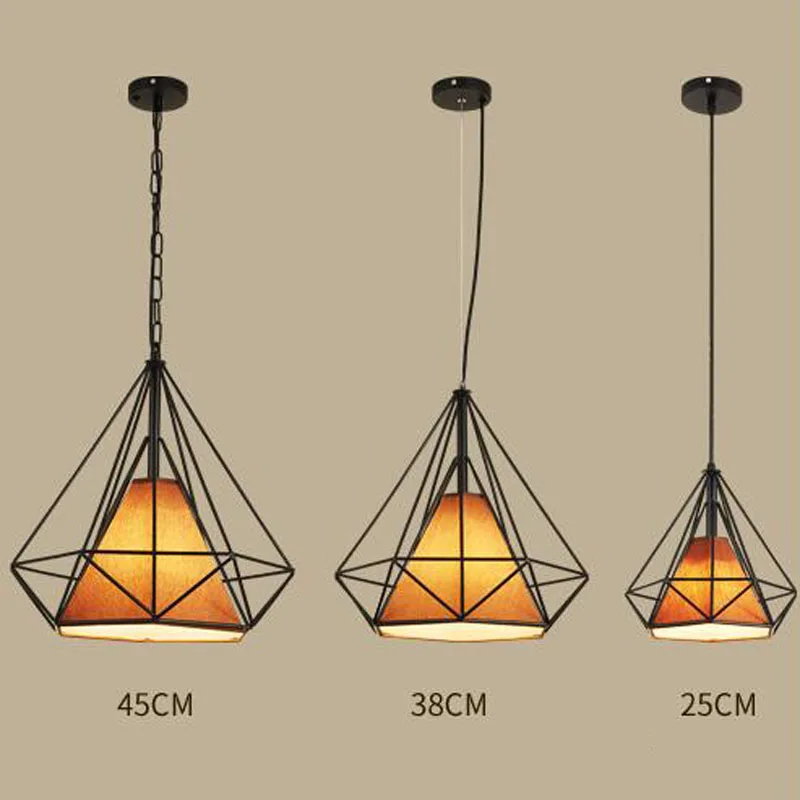 North Eupore Simple Diamond Suspension Pendant Lamp (2)