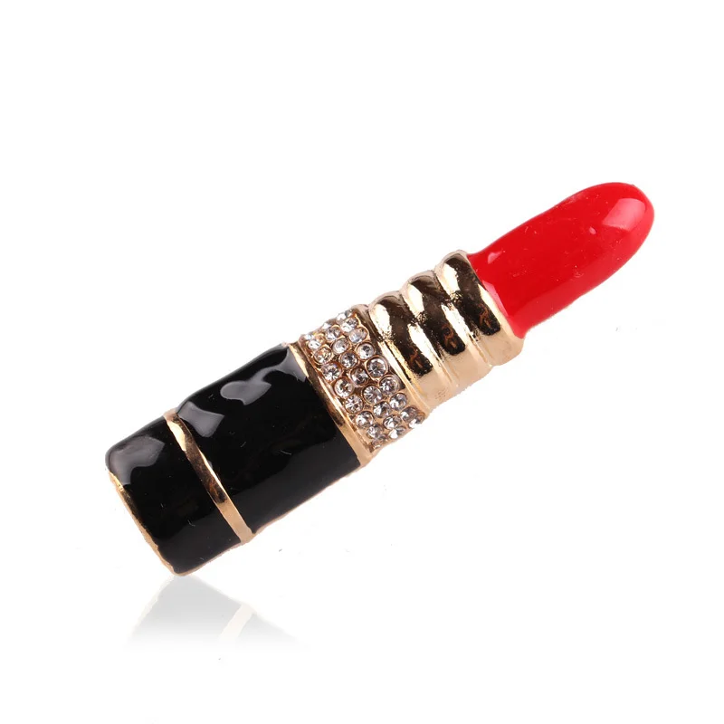 Fashion Brand Design Popular Rhinestone Red Lip Brooch Lipstick Wedding Costume Party For Woman Brooches Jewelry
Fashion Brand Design Popular Rhinestone Red Lip Brooch Lipstick Wedding Costume Party For Woman Brooches Jewelry