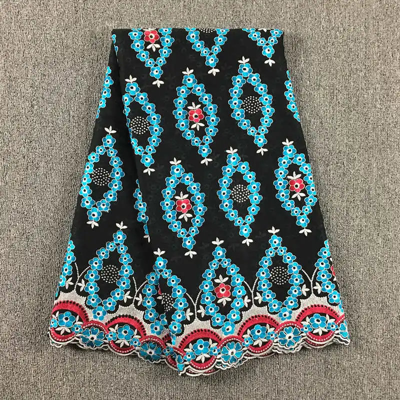 African swiss voile lace high quality African lace Fabric 5 Yards Black Turquoise Blue 100% Cotton Swiss Voile Lace 053
African swiss voile lace high quality African lace Fabric 5 Yards Black Turquoise Blue 100% Cotton Swiss Voile Lace 053