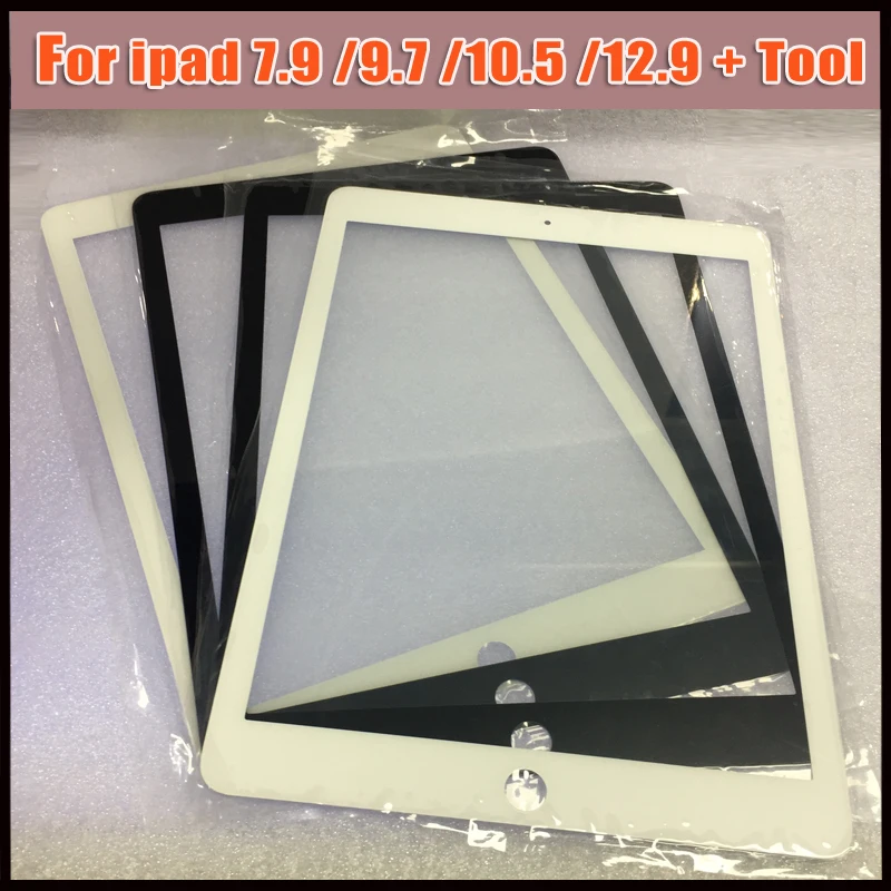 1Pcs Best LCD Screen Front Outer Glass Lens for iPad 3 6 Air 2 mini 4 9.7 10.5 12.9 inch Tablet PC Outer Glass Repairing + tools
1Pcs Best LCD Screen Front Outer Glass Lens for iPad 3 6 Air 2 mini 4 9.7 10.5 12.9 inch Tablet PC Outer Glass Repairing + tools
