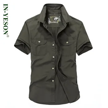 Big Size M-4XL Brand Military Shirt Men Cotton Breathable Classic Design Khaki Blue Army Casual Men's Shirts Camisa Masculina
Big Size M-4XL Brand Military Shirt Men Cotton Breathable Classic Design Khaki Blue Army Casual Men's Shirts Camisa Masculina