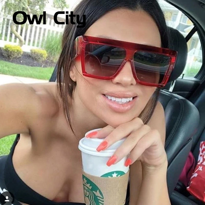 Owl City Square Sunglasses Women 2018 Fashion Unisex Sun Glasses for Men Luxury Brand Ladies Mirror Sunglass Modis Womens Shades
Owl City Square Sunglasses Women 2018 Fashion Unisex Sun Glasses for Men Luxury Brand Ladies Mirror Sunglass Modis Womens Shades