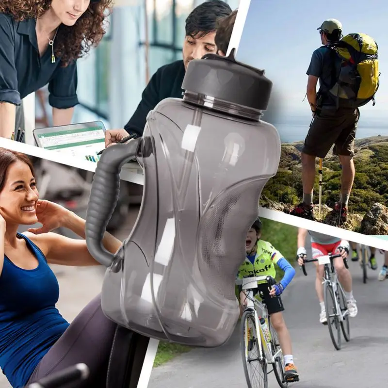 1.5L Water Bottle Reusable Large Capacity With Straw Handle BPA Free Travel Drinking Cup Mug Fitness Drinkware
1.5L Water Bottle Reusable Large Capacity With Straw Handle BPA Free Travel Drinking Cup Mug Fitness Drinkware