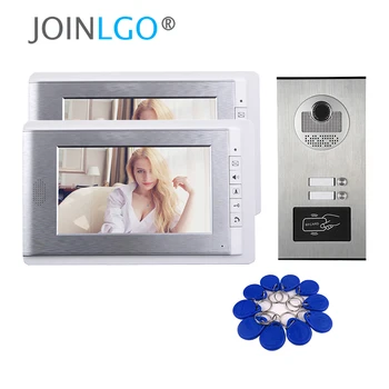 Apartment 7" Color LCD Video Intercom Door Phone System 2 Monitors + RFID Access Outdoor Camera for 2 Family House FREE SHIPPING
Apartment 7" Color LCD Video Intercom Door Phone System 2 Monitors + RFID Access Outdoor Camera for 2 Family House FREE SHIPPING