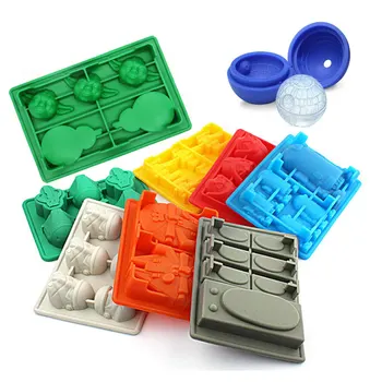 NEW 9pc Star Wars Ice Cubes Tray Silicone Mold Ice Cream Makers Chocolate Mould Death Star Darth Vader R2D2 Hans Solo Falco
NEW 9pc Star Wars Ice Cubes Tray Silicone Mold Ice Cream Makers Chocolate Mould Death Star Darth Vader R2D2 Hans Solo Falco