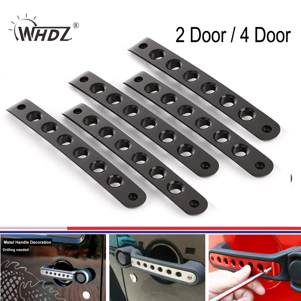 WHDZ Handle Cover For 2007 - 2015 Jeep Wrangler JK Unlimited Front Door Aluminum Grab Handle Cover Door Handle Insert
WHDZ Handle Cover For 2007 - 2015 Jeep Wrangler JK Unlimited Front Door Aluminum Grab Handle Cover Door Handle Insert