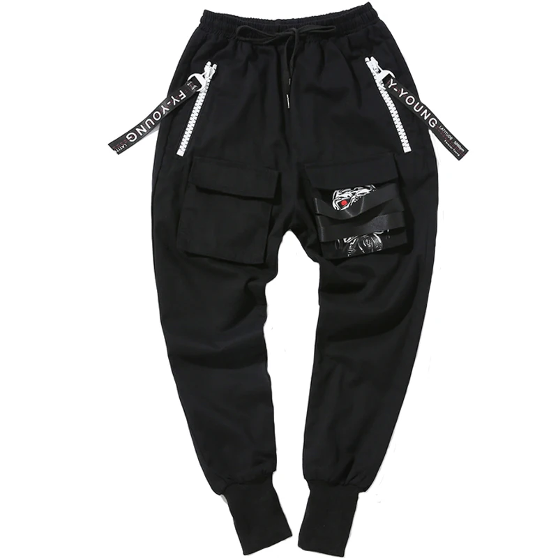 Jogger Pants Men Multi Big Pocket Elastic Waist Cargo Pants Street Punk Hip Hop Casual Sweatants Trousers Male Dancing Pantalon
Jogger Pants Men Multi Big Pocket Elastic Waist Cargo Pants Street Punk Hip Hop Casual Sweatants Trousers Male Dancing Pantalon