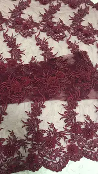 3yards wine red lace fabric with 3D flowers, heavy embroidered lace fabric with 3D flowers, heavy bead lace fabric for brida
3yards wine red lace fabric with 3D flowers, heavy embroidered lace fabric with 3D flowers, heavy bead lace fabric for brida