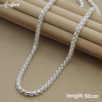 2019 New Fashion 925 Sterling Silver Necklace 3mm Box Chain Round Necklace For Women Men Jewelry
2019 New Fashion 925 Sterling Silver Necklace 3mm Box Chain Round Necklace For Women Men Jewelry