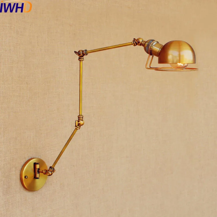 IWHD Gold Copper Swing Long Arm Vintage Wall Lamp LED Edison Retro Loft Industrial Wall Light Sconces Lamparas De Pared
IWHD Gold Copper Swing Long Arm Vintage Wall Lamp LED Edison Retro Loft Industrial Wall Light Sconces Lamparas De Pared