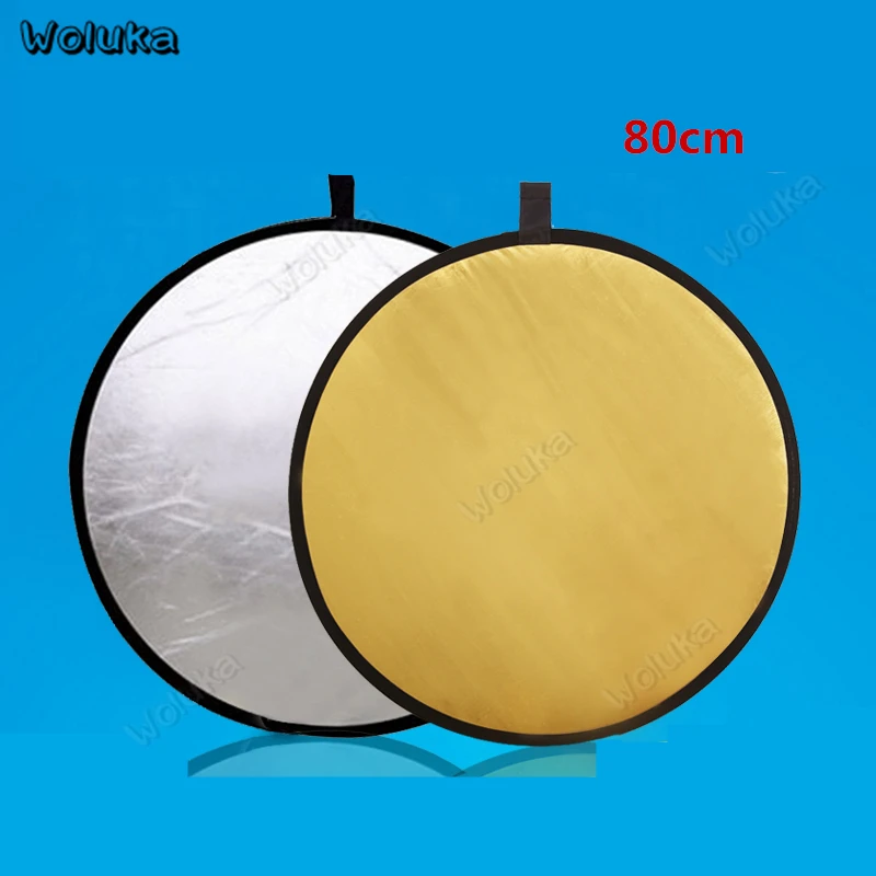 80cm Light Round Reflector Board 2-in-1 Gold Silver Reflector Portable Photo Studio Lighting Photography Accessories CD50 T10
80cm Light Round Reflector Board 2-in-1 Gold Silver Reflector Portable Photo Studio Lighting Photography Accessories CD50 T10