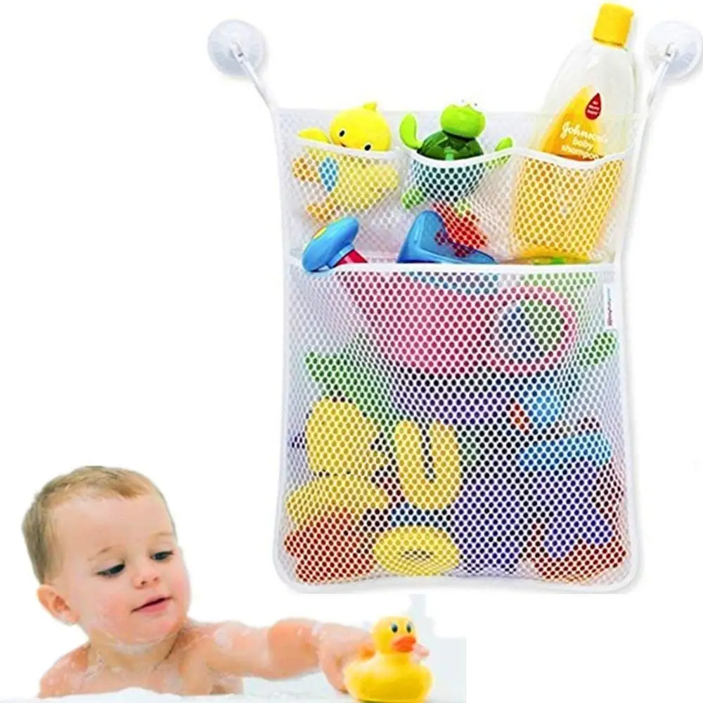 Bath Toy Organizer - Suction Cup Hooks + Adhesive Hooks - Bath Toy Organizer Mesh Net Bag, Bathroom Storage Suction Hooks
Bath Toy Organizer - Suction Cup Hooks + Adhesive Hooks - Bath Toy Organizer Mesh Net Bag, Bathroom Storage Suction Hooks