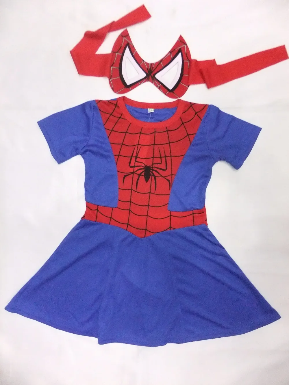 Red 3-7 years girl spider-man dress Role-playing clothing kid spiderman one-piece dress
Red 3-7 years girl spider-man dress Role-playing clothing kid spiderman one-piece dress
