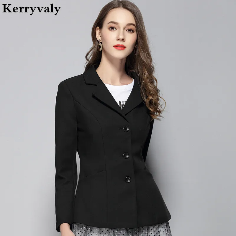 Autumn Long Sleeve Office White Women Jacket Abrigos Mujer Invierno 2019 Formal Black Jacket Casacos D1651 
Autumn Long Sleeve Office White Women Jacket Abrigos Mujer Invierno 2019 Formal Black Jacket Casacos D1651