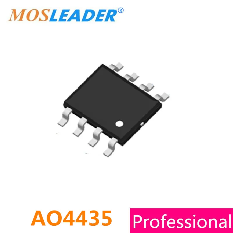 Mosleader AO4435 SOP8 100 шт. 1000 30 в 10 А P-канальные 4435 китайские Mosfets высокого качества |