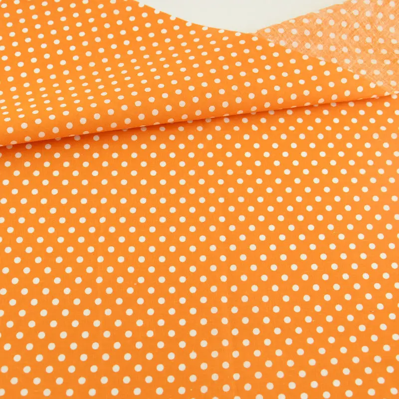 White Dots Designs Orange Printed Cotton Fabric Patchwork Set Home Textile Decoration Clothing Sewing Scrapbooking Doll's DTY CM
White Dots Designs Orange Printed Cotton Fabric Patchwork Set Home Textile Decoration Clothing Sewing Scrapbooking Doll's DTY CM