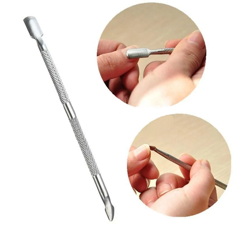 1pc Hot Nail File Cuticle Pusher Spoon Remover Manicure Trimmer Polish Stainless Steel Double Ended Cuticle Pusher Nails Tool
1pc Hot Nail File Cuticle Pusher Spoon Remover Manicure Trimmer Polish Stainless Steel Double Ended Cuticle Pusher Nails Tool