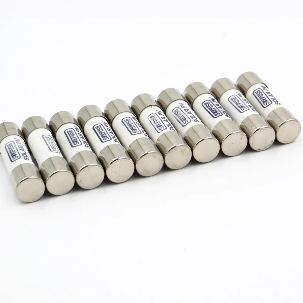 10pcs x 5A 10A 15A 20A 30A 1000V 10*38mm PV Solar panel Fuse Metal Alloys for Solar Power Kits System Protection Photovoltaic
10pcs x 5A 10A 15A 20A 30A 1000V 10*38mm PV Solar panel Fuse Metal Alloys for Solar Power Kits System Protection Photovoltaic
