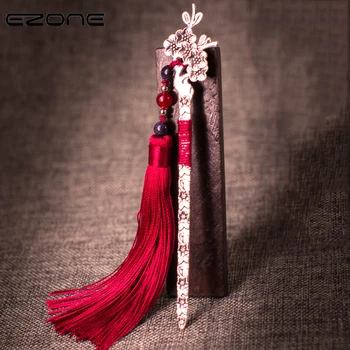 EZONE Antique Metal Bookmark Handmade With Colorful Tassel Beads Traditional Chinese Style Vintage BookMark School Office Supply
EZONE Antique Metal Bookmark Handmade With Colorful Tassel Beads Traditional Chinese Style Vintage BookMark School Office Supply