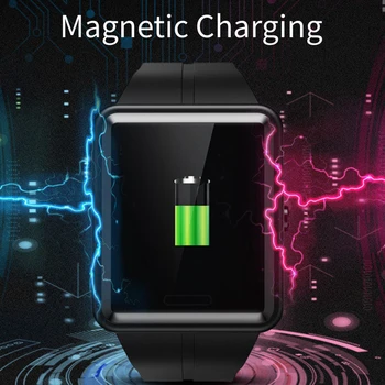Megnatic Charging Smart Band Heart Rate Monitor Blood Pressure Smart Bracelet Multiple Sports Mode Long Standby Life Smart Watch
Megnatic Charging Smart Band Heart Rate Monitor Blood Pressure Smart Bracelet Multiple Sports Mode Long Standby Life Smart Watch