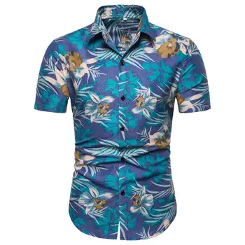 Floral Shirt Men Short sleeve Casual Social Shirt for Man Flower Blouse Men Hawaiian Shirt Men clothing Summer
Floral Shirt Men Short sleeve Casual Social Shirt for Man Flower Blouse Men Hawaiian Shirt Men clothing Summer