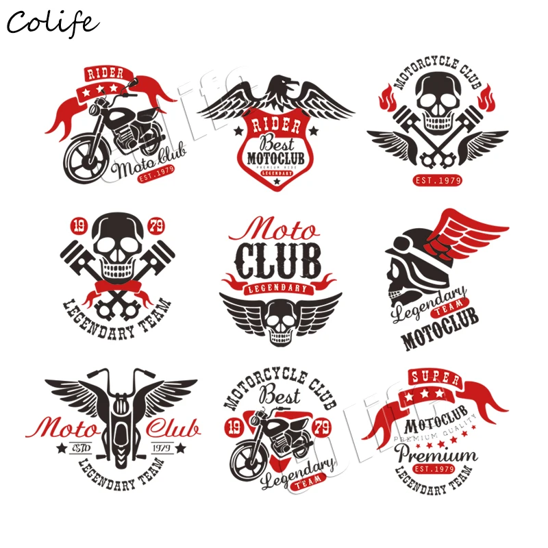 Stickers On Motorcycle Patches Iron-on Transfers for Clothing Badges Goth Skull Patch Handmade Decoration T-shirt Jeans Coats
Stickers On Motorcycle Patches Iron-on Transfers for Clothing Badges Goth Skull Patch Handmade Decoration T-shirt Jeans Coats