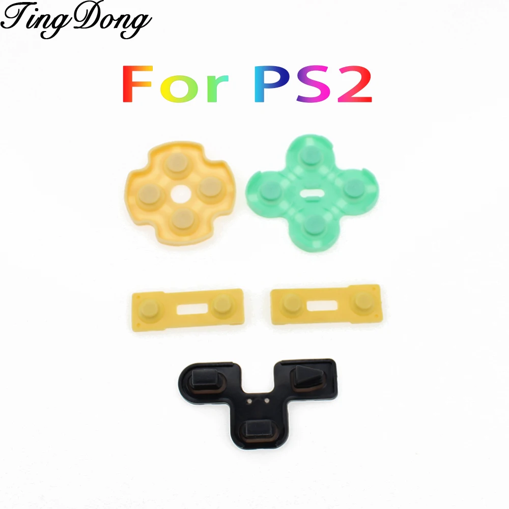 Replacement Silicone Rubber Conductive Pads Buttons Touches For Playstation 2 Controller PS2 Repair Parts
Replacement Silicone Rubber Conductive Pads Buttons Touches For Playstation 2 Controller PS2 Repair Parts