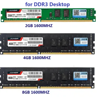 JUHOR DDR3 PC RAM 2GB 4GB 8GB 1600MHz Desktop PC3-12800 1.5v 240pin support all DDR3 slots motherboard non-ECC Memory RAM
JUHOR DDR3 PC RAM 2GB 4GB 8GB 1600MHz Desktop PC3-12800 1.5v 240pin support all DDR3 slots motherboard non-ECC Memory RAM