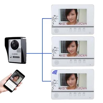 New Arrival WIFI Wireless Intercom System Doorbell with 7"Acrylic Panel Screen,Wired Video Door Phone,800TVL HD Outdoor Unit 1V3
New Arrival WIFI Wireless Intercom System Doorbell with 7"Acrylic Panel Screen,Wired Video Door Phone,800TVL HD Outdoor Unit 1V3