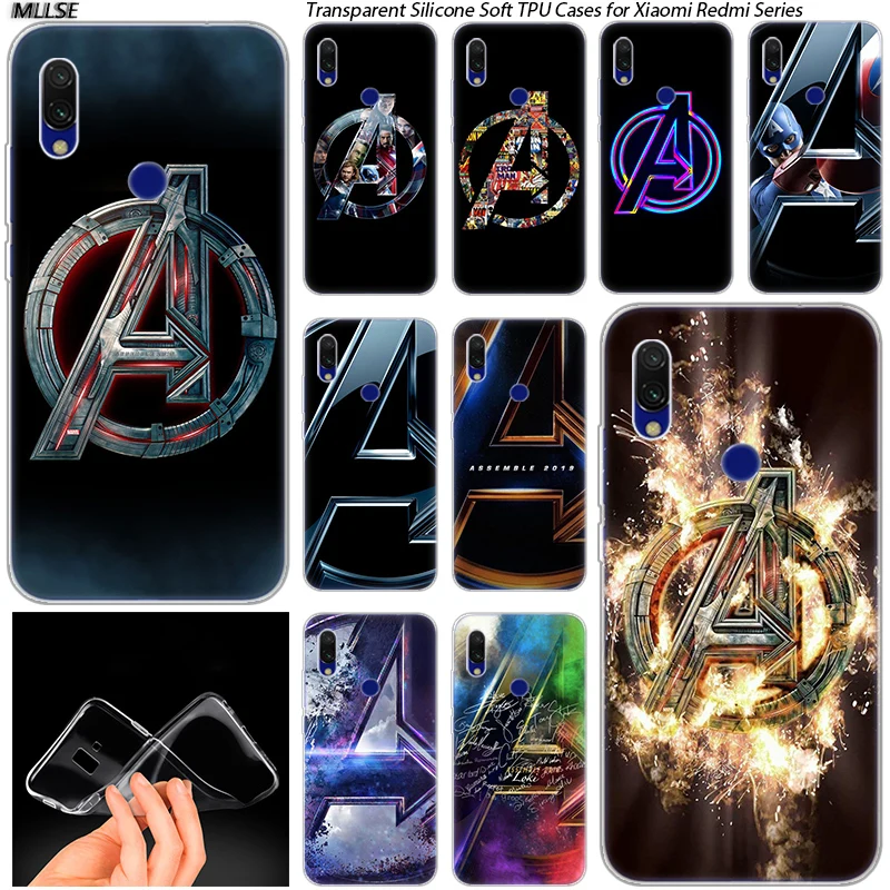 Hot Marvel The Avengers logo Silicone Case for Xiaomi Redmi K20 7 7A 5 5Plus 6 6A S2 Note 8 7 6 5 Pro Fashion Cover
Hot Marvel The Avengers logo Silicone Case for Xiaomi Redmi K20 7 7A 5 5Plus 6 6A S2 Note 8 7 6 5 Pro Fashion Cover