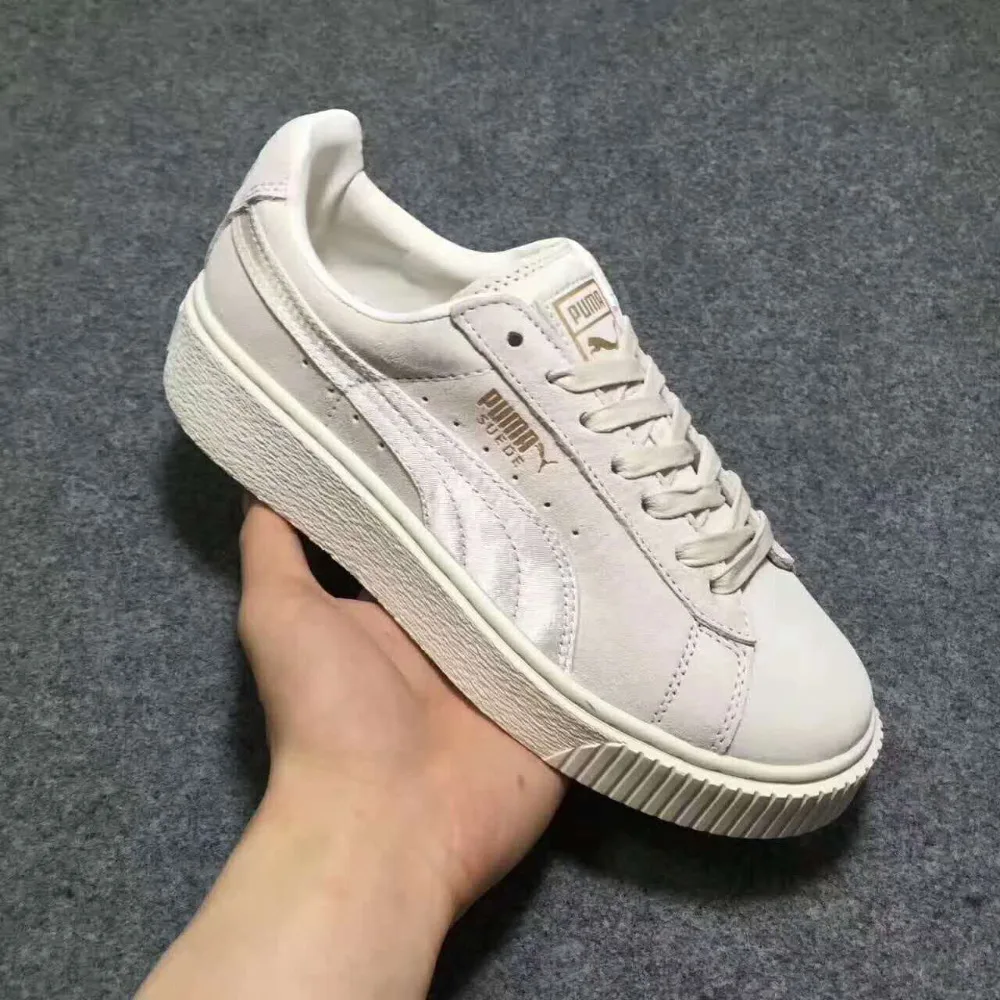 Бесплатная доставка 2018 Puma дышащая Для мужчин кожаные кроссовки ferr-ари бадминтон