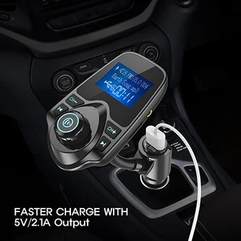 Bluetooth Car FM Transmitter Audio Adapter Receiver Wireless Handsfree Voltmeter Car Kit TF Card AUX 1.44 Display
Bluetooth Car FM Transmitter Audio Adapter Receiver Wireless Handsfree Voltmeter Car Kit TF Card AUX 1.44 Display