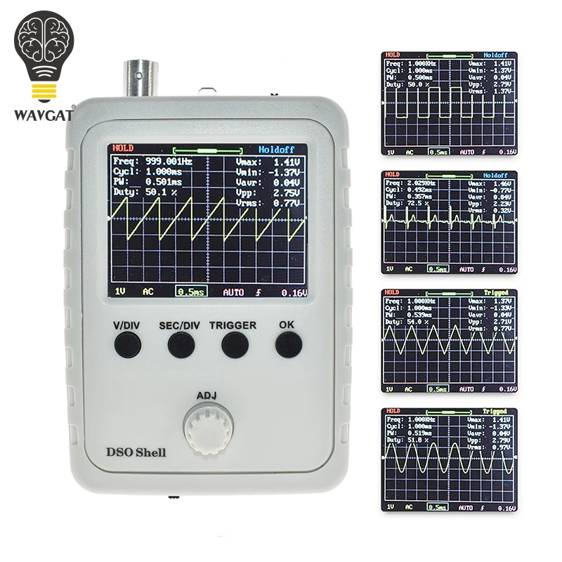DS0150 Fully Assembled Orignal Tech 15001K DSO-SHELL DSO150 DIY Digital Oscilloscope Kit With Housing case P6020 Free Shipping
DS0150 Fully Assembled Orignal Tech 15001K DSO-SHELL DSO150 DIY Digital Oscilloscope Kit With Housing case P6020 Free Shipping
