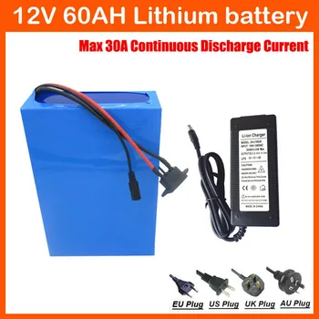 12V Lithium battery 12V 60AH for street light electric bicycle CCTV Camera 12 V 60AH battery pack With 30A BMS 12.6V 5A charger
12V Lithium battery 12V 60AH for street light electric bicycle CCTV Camera 12 V 60AH battery pack With 30A BMS 12.6V 5A charger