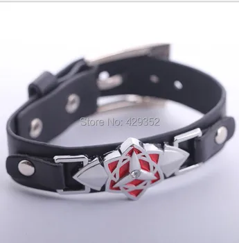 Anime Cosplay Leather Bracelet Naruto Symbol High Quality Alloy Bracelet For Men 10pcs/lot 
Anime Cosplay Leather Bracelet Naruto Symbol High Quality Alloy Bracelet For Men 10pcs/lot