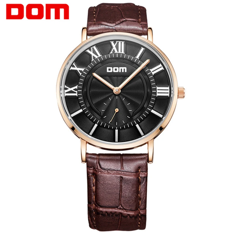DOM Ultra thin Men Watch Top Brand luxury Fashion casual Business Quartz Watch Luminous Waterproof watches men Relogio Masculino
DOM Ultra thin Men Watch Top Brand luxury Fashion casual Business Quartz Watch Luminous Waterproof watches men Relogio Masculino