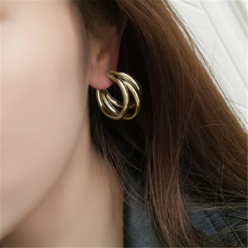 Gold Color Irregular Open Round Drop Earrings For Women Geometric Circle Distortion Metal Dangle Earring Fashion Jewelry A352
Gold Color Irregular Open Round Drop Earrings For Women Geometric Circle Distortion Metal Dangle Earring Fashion Jewelry A352