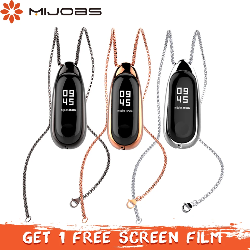 Mijobs Mi Band 3 Metal Strap Necklace Stainless Steel Pendant Wrist Strap for Xiaomi Mi Band 3 Strap Bracelet Correa Mi Band 3
Mijobs Mi Band 3 Metal Strap Necklace Stainless Steel Pendant Wrist Strap for Xiaomi Mi Band 3 Strap Bracelet Correa Mi Band 3